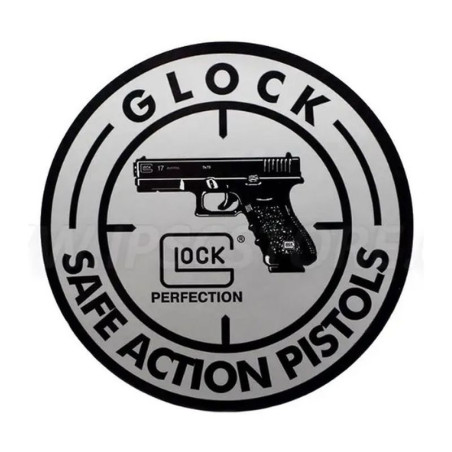 GLOCK Sticker / 10 cm diameter / SAFE ACTION PISTOLS