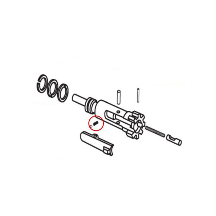 EEMANN TECH AR-15 Sprężyna wyrzutnika    (180056)