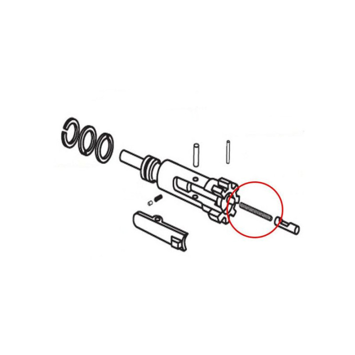 EEMANN TECH AR-15 Sprężyna wyrzutnika    (180052)