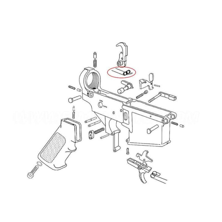 EEMANN TECH AR-15 Sprężyna młotka /      Siła: -10% (180078)