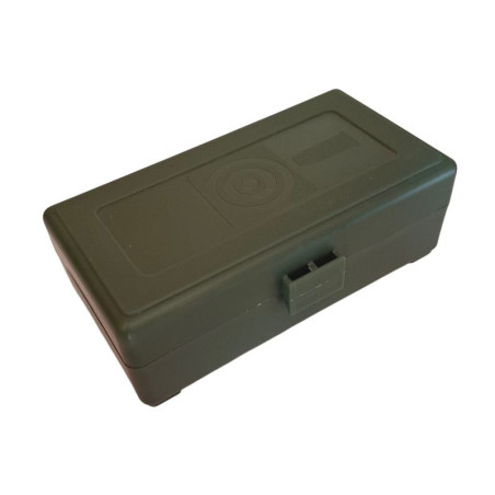 MEGALINE Pudelko na amunicję 9 mm /  50  sztuk / zielone