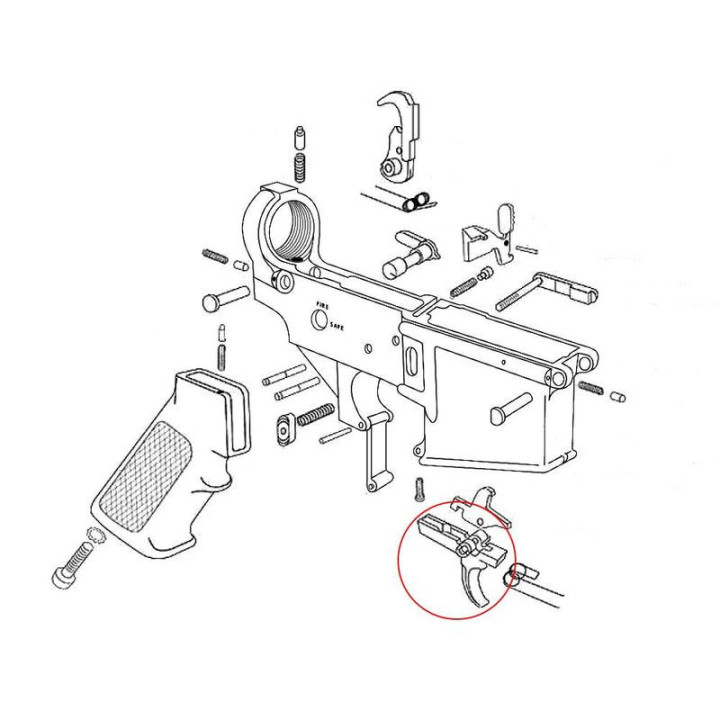 EEMANN TECH AR-15 Trigger (180072)