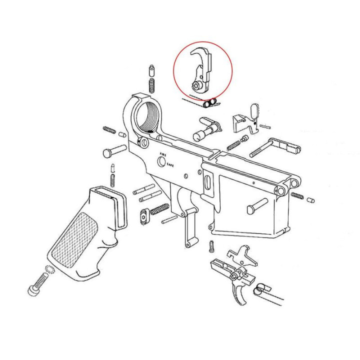 EEMANN TECH AR-15 Hammer (180065) tap