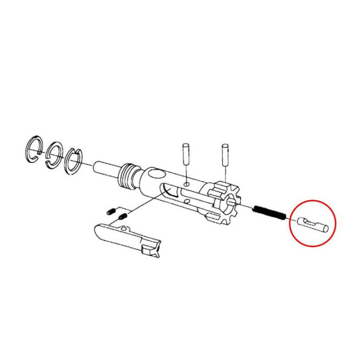 EEMANN TECH Vyhazovač AR-15 (180051)