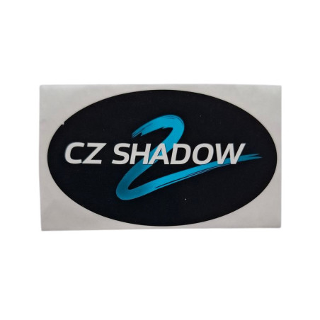 CZ SHADOW 2 / 75x45 mm (020055) sticker black ET