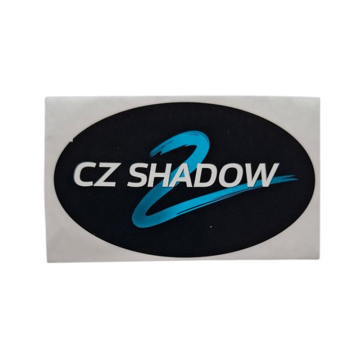 CZ SHADOW 2 / 75x45 mm (020055) sticker black ET