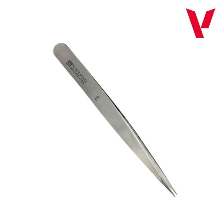 VALLEJO T12003 Rovná pinzeta z nerezové oceli