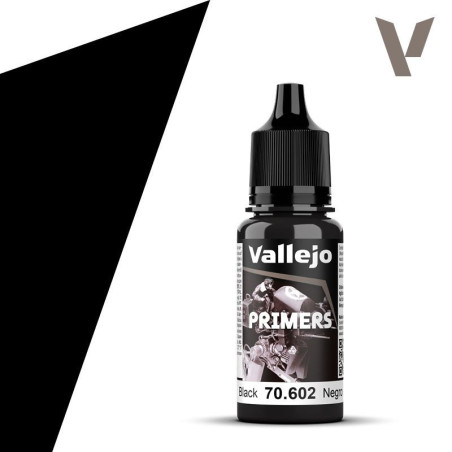 VALLEJO 70602 PRIMER 18 ml černý