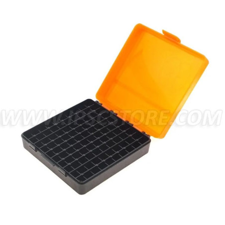 EEMANN TECH Krabička na střelivo 9 mm / 100 kusů (301050) oranžová