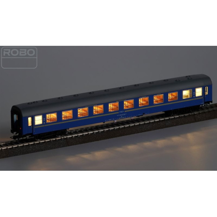 ROBO 244431 WAGON OSOBOWY 111Ac PKP      stacja Warszawa Grochów ep.Va / oświetlenie - nowa płytka