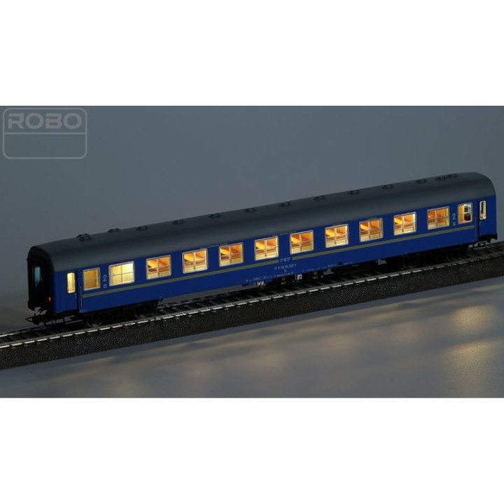 ROBO 244431 WAGON OSOBOWY 111Ac PKP      stacja Warszawa Grochów ep.Va / oświetlenie - nowa płytka