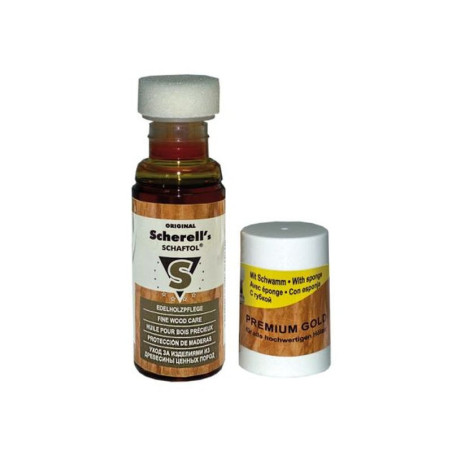Scherell Schaftol přírodní olej - zlatý 50 ml (23818) na dřevo