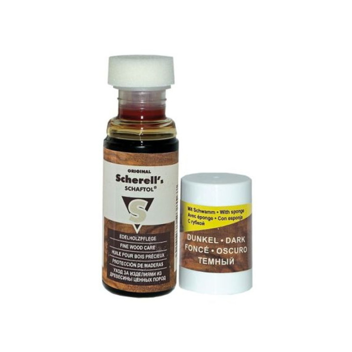 Scherell Schaftol přírodní olej - hnědý 50 ml (23816) na dřevo