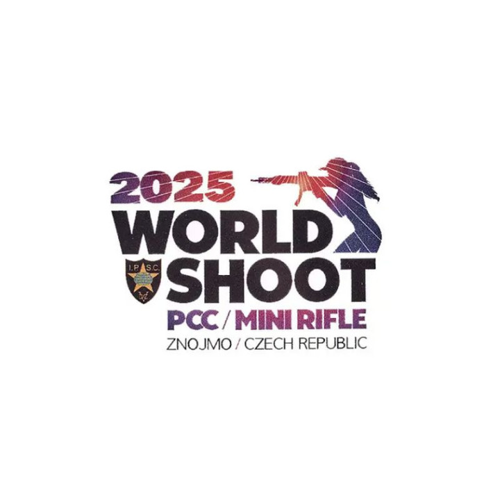 IPSC Naklejka WORLD SHOOT 2025