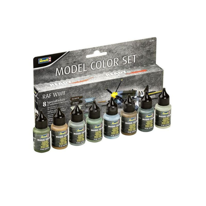 REVELL ZESTAW FARB AKRYLOWYCH RAF WWII   8x18ml (36201)