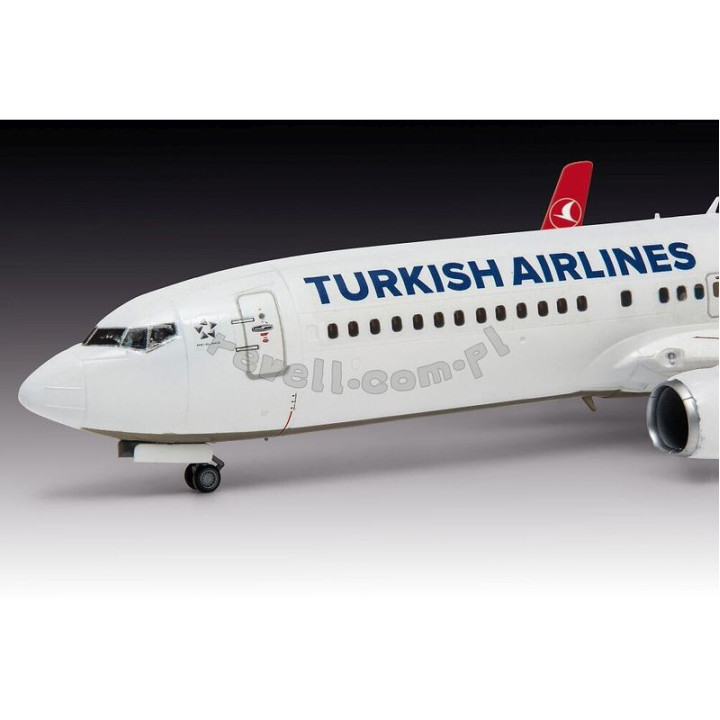 REVELL 1/144 BOEING 737-800 TURKISH      AIRLINES MODEL SET (63772)
