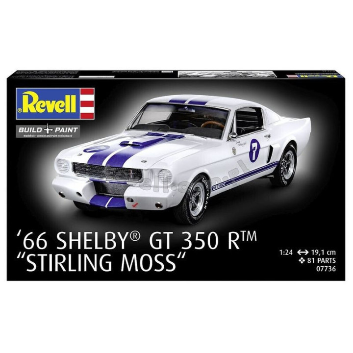 REVELL 1/24 1966 SHELBY GT 350R 'STIRLING MOSS' (07736)