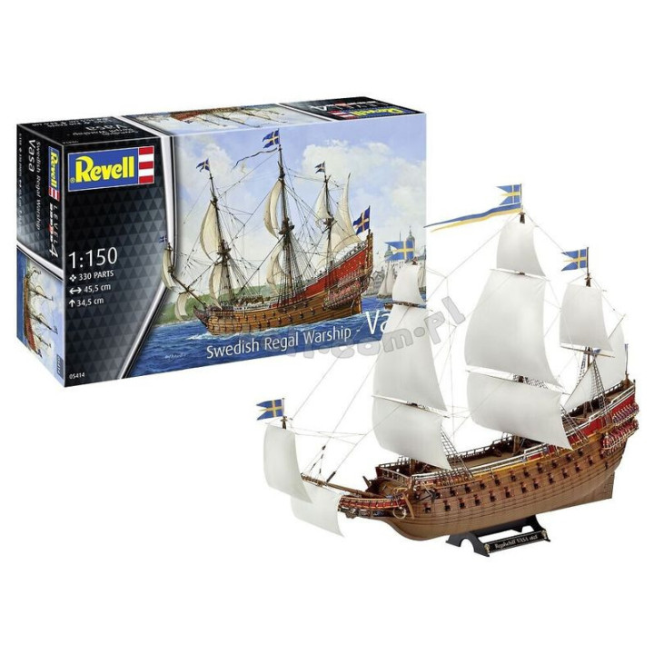 REVELL 1/150 SZWADZKI OKRĘT WOJENNY VASA (05141)