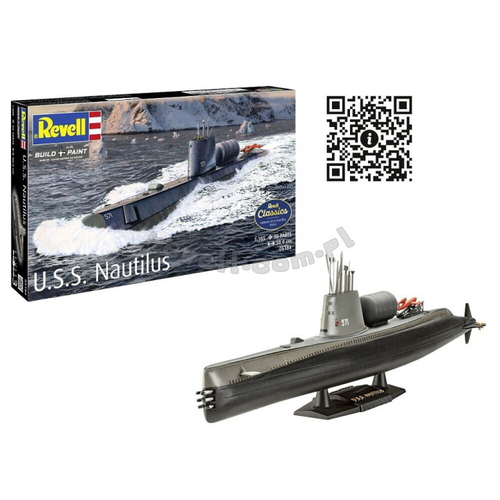 REVELL 1/305 NUCLEAR SUBMARINE "U.S.S NAUTILUS" (05184)