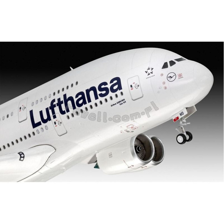 REVELL 1/144 AIRBUS A380-800 LUFTHANSA "NEW LIVERY" AIRCRAFT (03872)