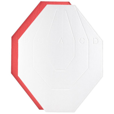 IPSC CARDBOARD bílá a červená / 50 kusů (204100) ET