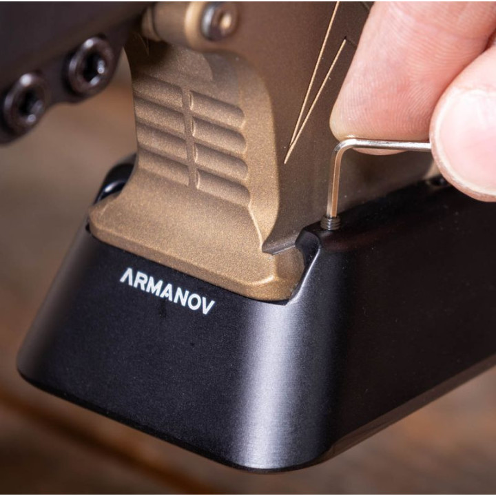 ARMANOV Funnel for AR-15 & Similar Milled Receivers | Wide - Black (MWALAR15WIDE-BL) Magwell