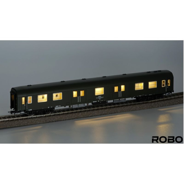 ROBO 280011 VAKOVÝ VŮZ TYPU 209C PKP STANICE SZCZECIN (s osvětlením starého typu)