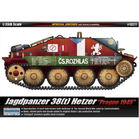 ACADEMY 1/35 Jagdpanzer 38(t) Hetzer     "Prague 1945" (13277)