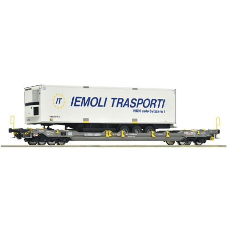 ROCO 6600066 WAGON TOWAROWY T5, Hupac /  ep.VI