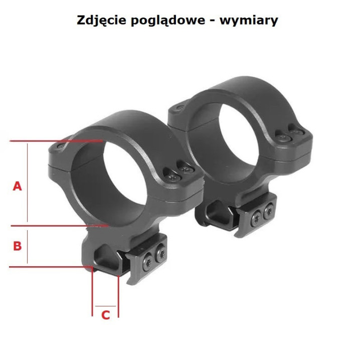 VORTEX Montážní kroužek Pro Ring 1" výška 0,75"/19,1 mm (PR1-L)