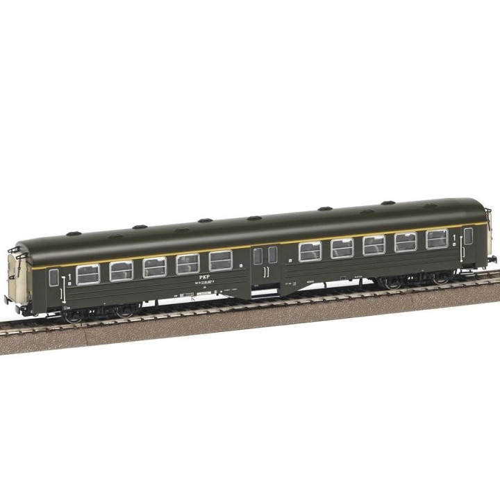 ROBO 351041 WAGON OSOBOWY "RYFLAK" PKP   1kl. stacja Olsztyn Gł. ( z oświetleniem )