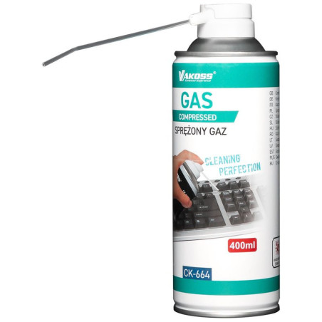 VAKOSS Compressed Gas 400 ml