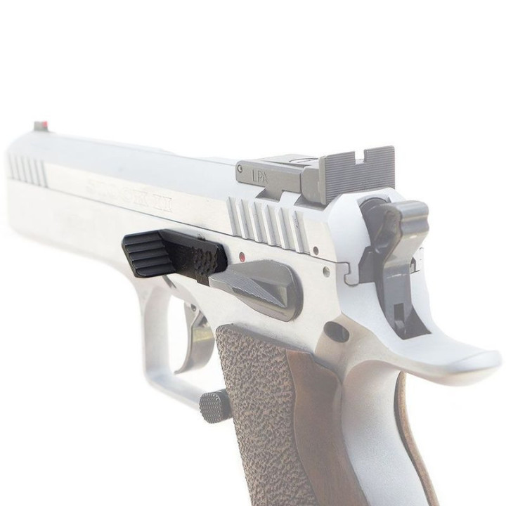 EEMANN TECH TANFOGLIO Lock drop lever with support for Tanfoglio (152000) black