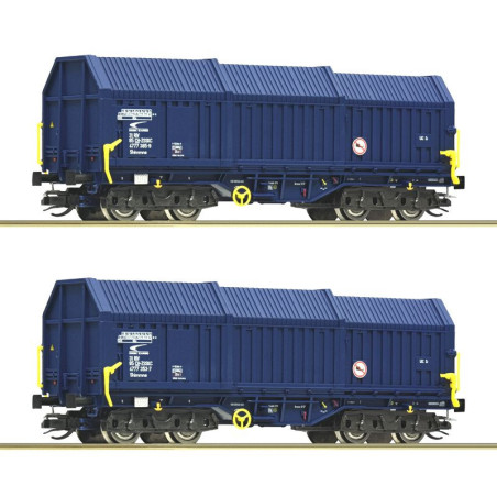 ROCO 6680013 ZSSK Nákladní vůz ep.VI / měřítko TT / sada 2 vozů