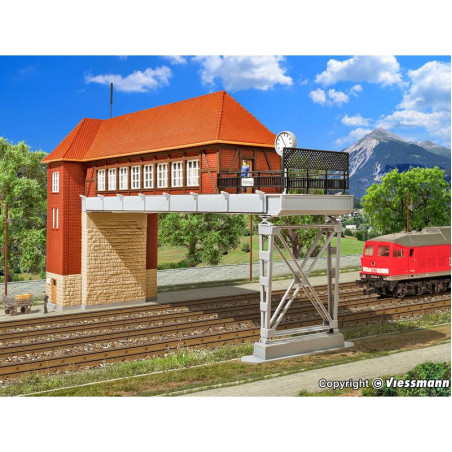 KIBRI 39310 H0 Nastawnia bramowa         czterotorowa