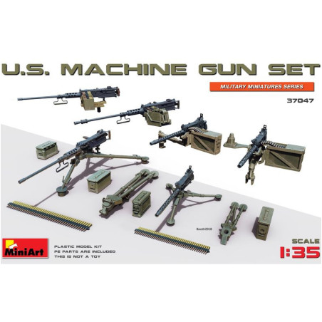 MINI ART 1/35 U.S. MACHINE GUN SET (37047)