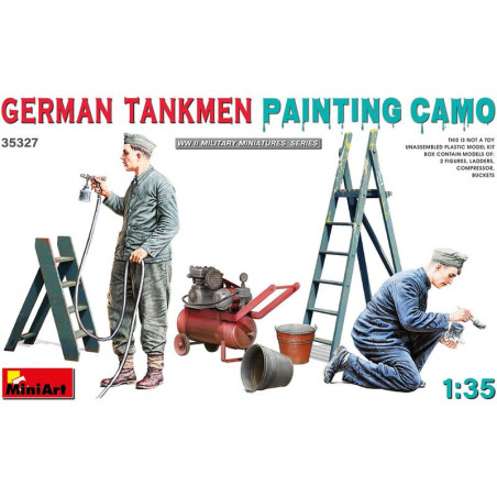 MINI ART 1/35 German Tankmen Painting Camo (35327)