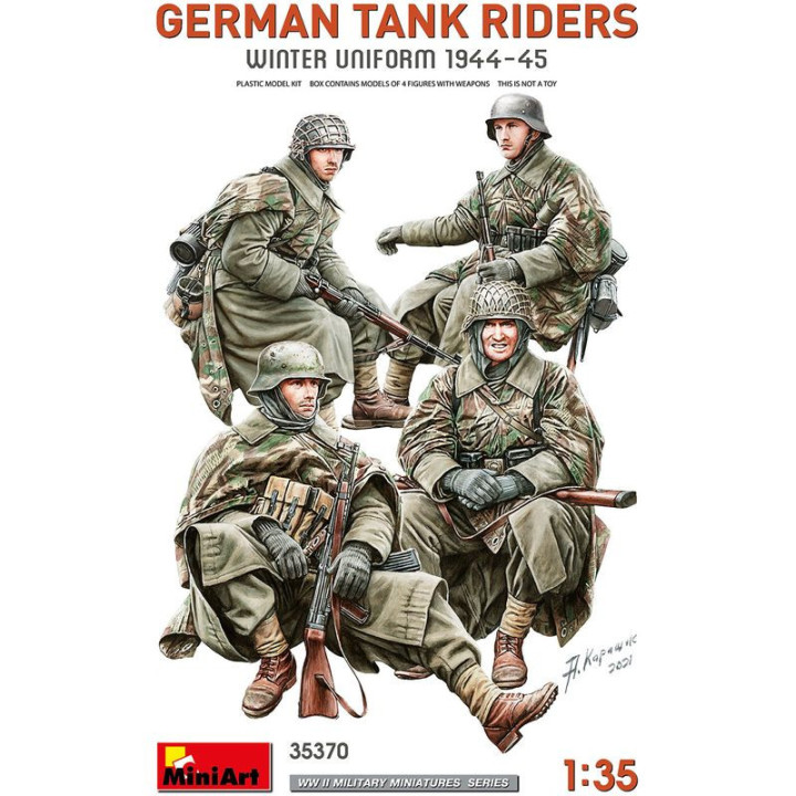 MINI ART 1/35 Zimní uniforma německých tankových jezdců 1944-45 (35370)