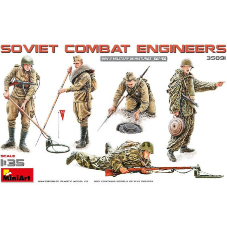 MINI ART 1/35 SOVIET COMBAT ENGINEERS WW II (35091)