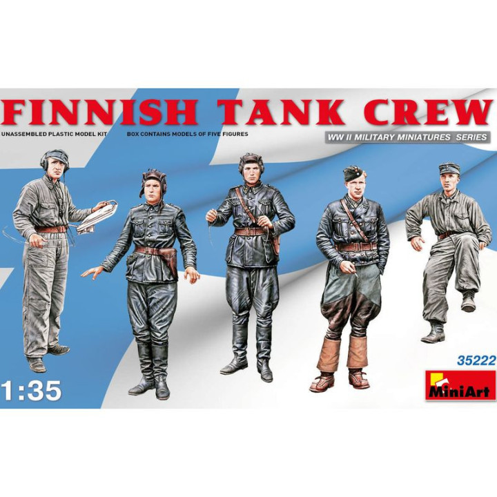 MiniArt 1/35 FINSKÁ TANKOVÁ POSádka 2. světová válka (35222)