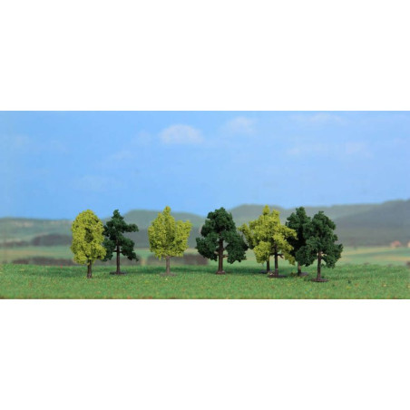 HEKI 1140 Deciduous trees 4 cm ( 8 pieces )