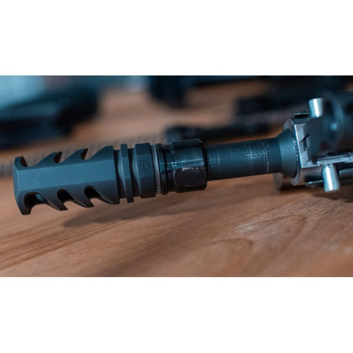 PRECISION ARMAMENT Severe-Duty 5.56mm/.223 (1/2-28) Compensator Exhaust Brake