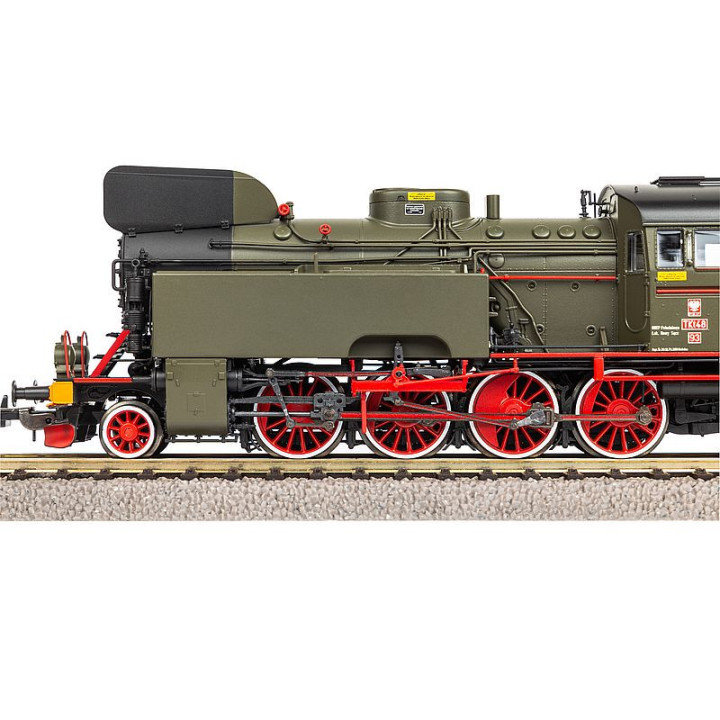 PIKO 50760 LOKOMOTYWA PAROWA TKt48 PKP   ep.IV + DSS PluX22