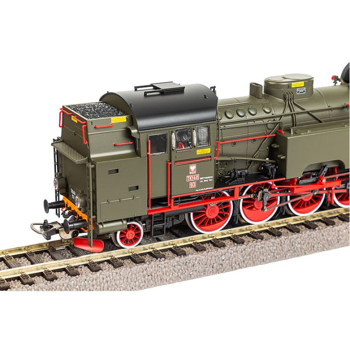 PIKO 50760 LOKOMOTYWA PAROWA TKt48 PKP   ep.IV + DSS PluX22