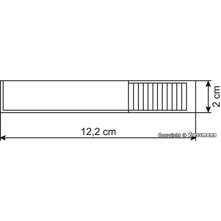 VOLLMER 45749 H0 Technical platform for locomotive service