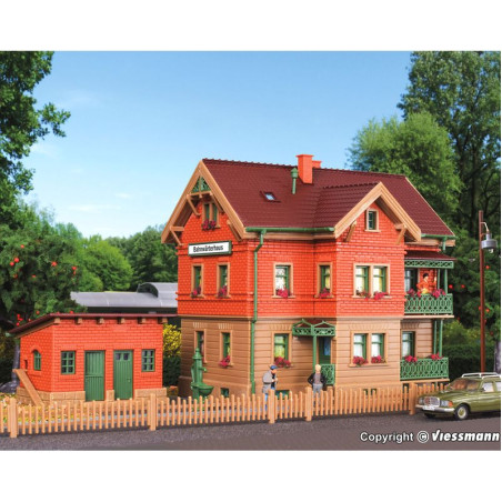 VOLLMER 43529 H0 Dom dróżnika Esslingenz z kurnikiem