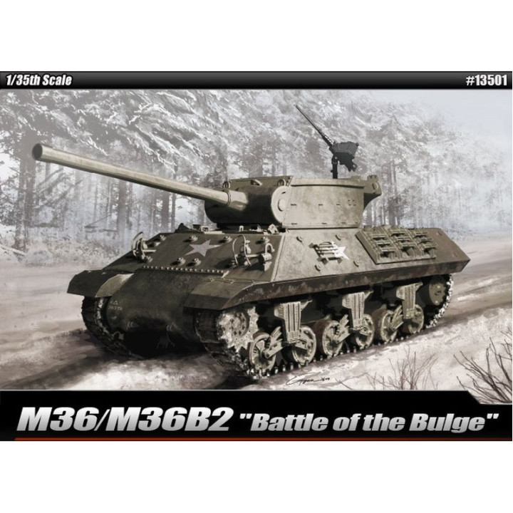 ACADEMY 1/35 M36 / M36B2 "Bitva v Ardenách" (13501)