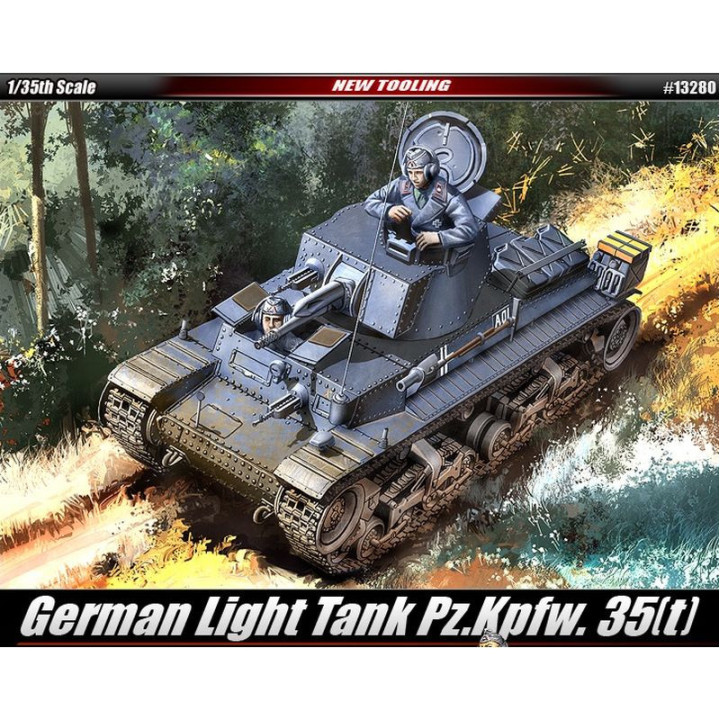 ACADEMY 1/35 German Light Tank           Pz.Kpfw.35(t) (13280)