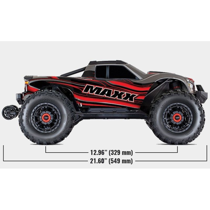 TRAXXAS WIDE MAXX - RED (89086-4-RED)