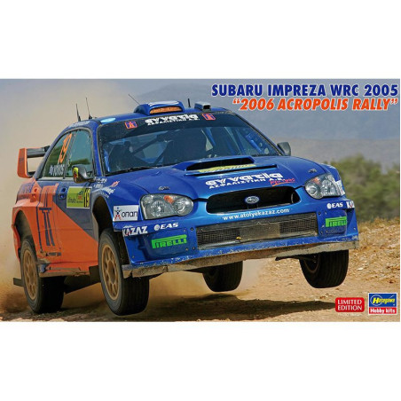 HASEGAWA 1/24 SUBARU IMPREZA WRC 2005    "2006 Acropolis Rally" (20774)